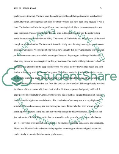 Different Renditions Of The Song Hallelujah By Leonard Cohen