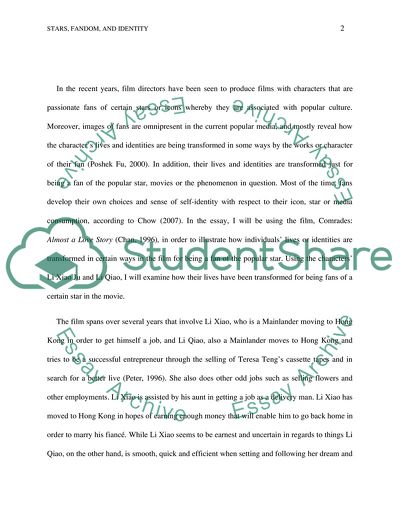 Stars, Fandom, and Identity - Comrades: Almost a Love Story