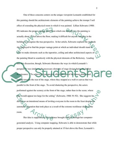 The Story of Leonardo Da Vinci and the Last Supper