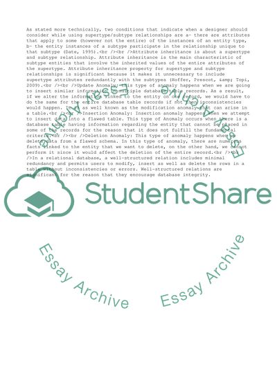 Modern Database Managment