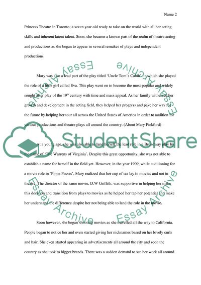 Mary Pickford or Girl with the Curls