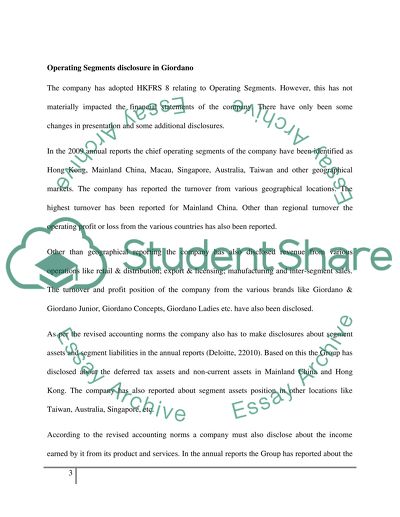 Two listed companies on the HK stock exchange to evaluate how the companies report