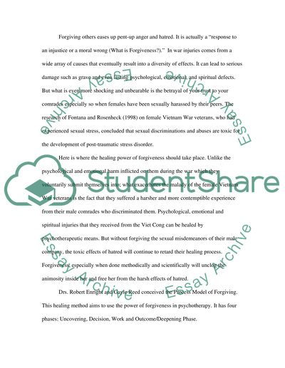 Female Vietnam Veterans Healing from the Oppressions of War