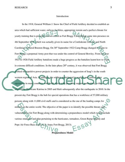 Terrorism Preparedness