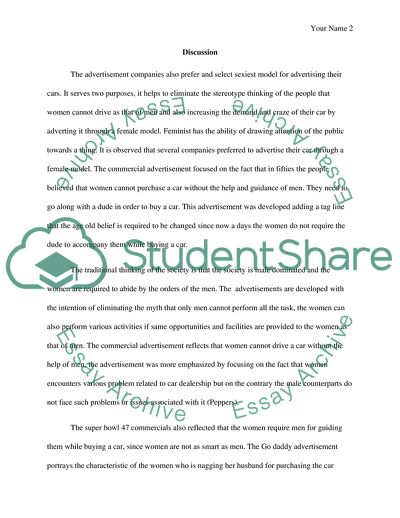 Sexism (Against Women) In Car Advertisements