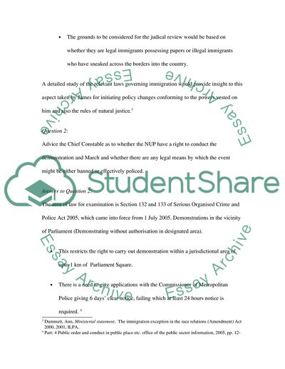 Public Act and Application