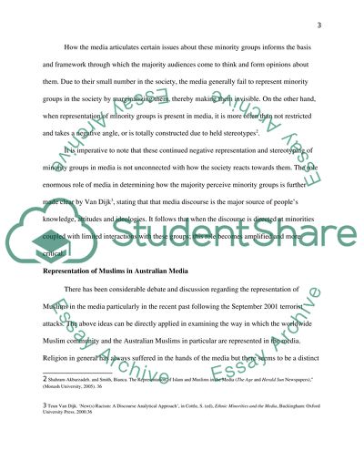 The Representation of Muslim Australians in the Media