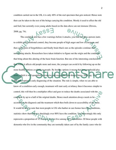 Dementia and Ethnicity in the UK
