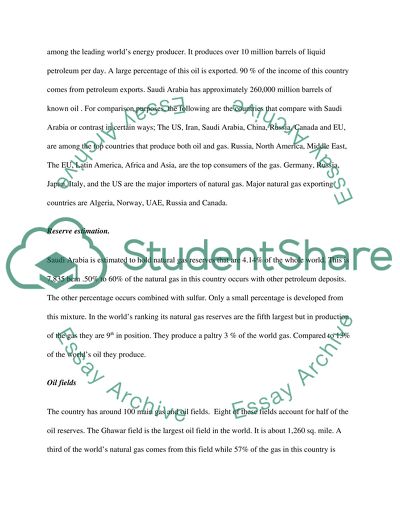 Natural gas in Saudi Arabia