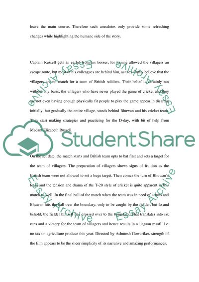 Lagaan Movie Directed by Ashutosh Gowariker