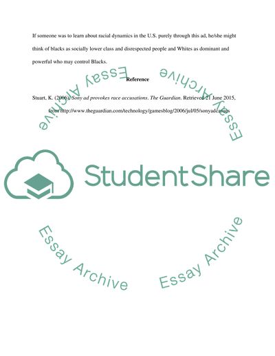 Racism in Advertisement