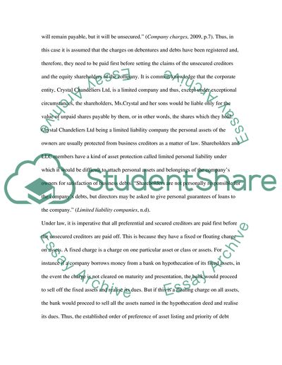 Creditor Right System of Company Law