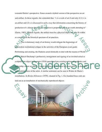 Discussing the Role of Museums in Developing the Relationship between Art and Artifact