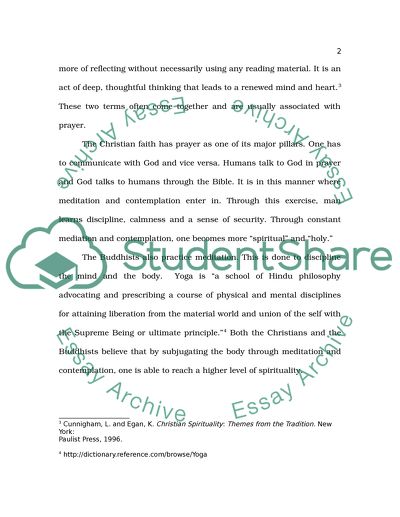 Communing with God (Meditation and contemplation )