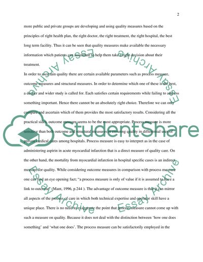 Quality Medical Care