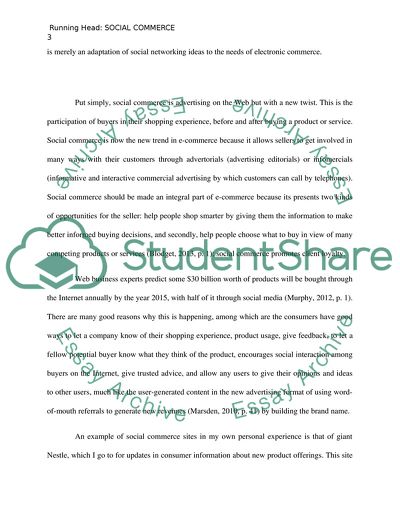 SocialCommerce : How can business use/integrate social commerce as part of their e-commerce