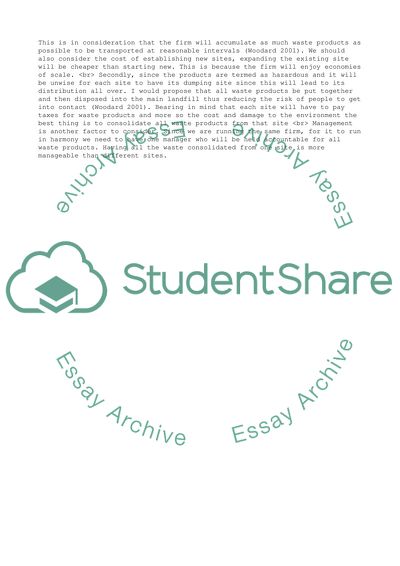 Hazardous Waste Management