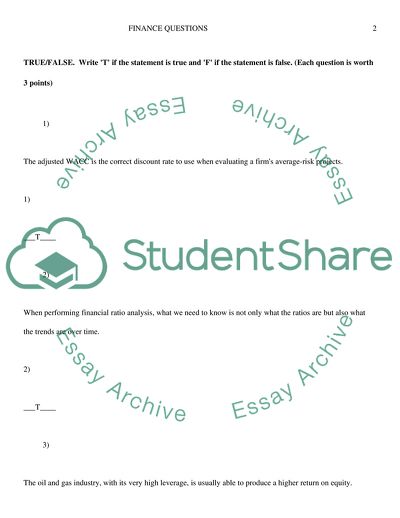 Performing Financial Ratio Analysis