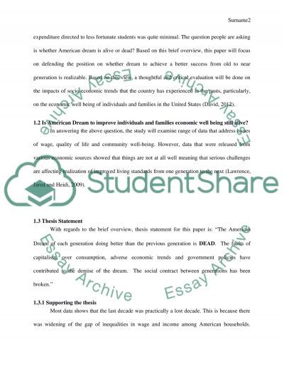 american dream essay example american dream essay example