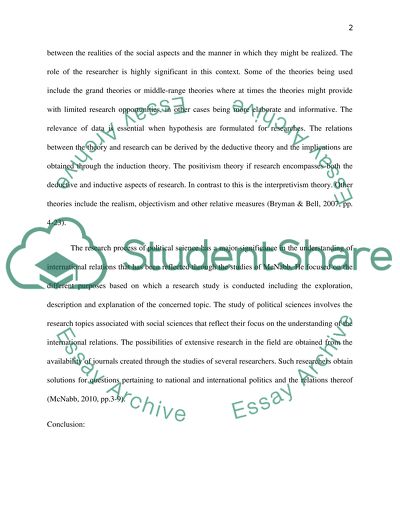 Detailed Analysis of Research Methods