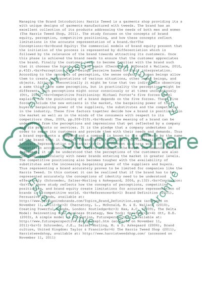 Harris Tweed - Managing the Brand