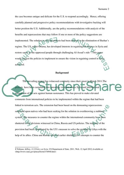 Syrian Crisis Multiplied: Response to International Divisions and Cautious Support