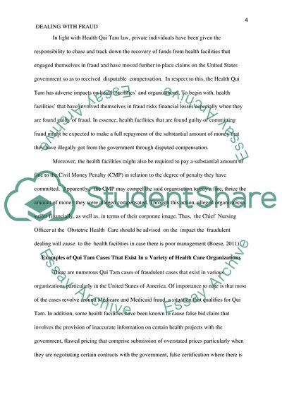 Fraudulent Practices In A Healthcare Sphere