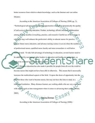 History of Nursing Higher Education