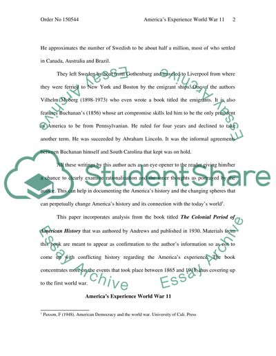 American Experience from 1865 to 1945