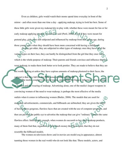 Do women choose to wear make up