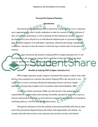 The Benefits of Personal Development Planning