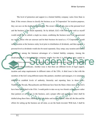 Business Legal Plan Assignment