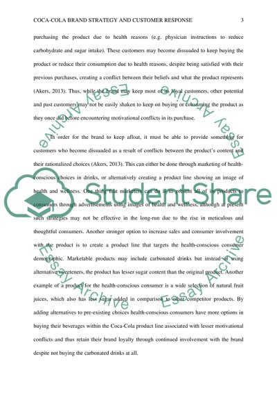 Brand Strategy and Customer Response of Coca-Cola