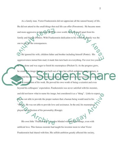 Testimony and Trope in Frankenstein