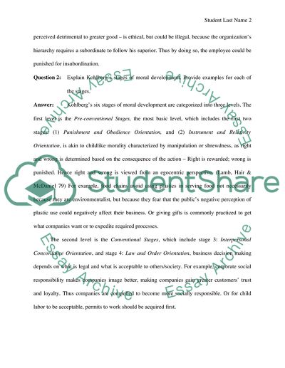 Managerial Ethics and Social Issues