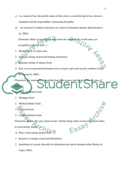 Identity Fraud: The Heinous Impersonator