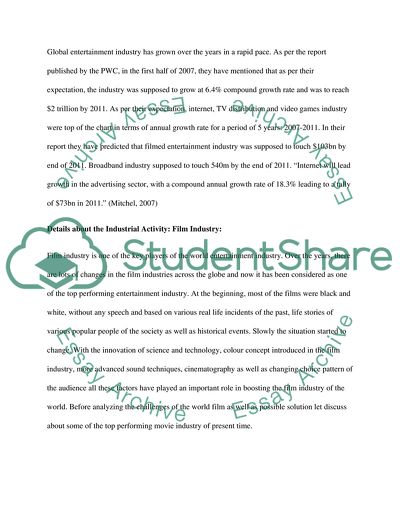 Issues and Trend that Impact upon Global Entertainment