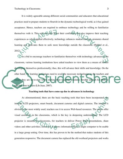 Technology in classrooms