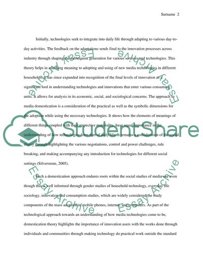 The Different Types of Media Domestication