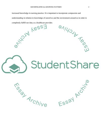 Introduction Sociopolitical Conclusion