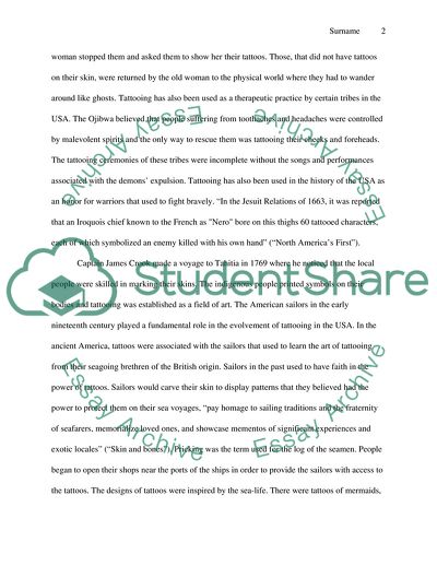 The History of Tattoos in the USA