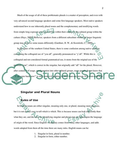 English Syntax: There Was Much Weebles in Too Many Soup