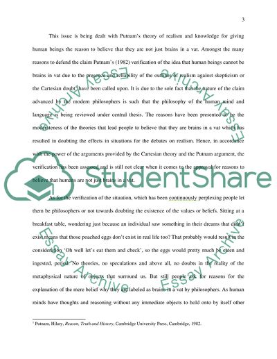 Elucidation and Verification of the Brain In a Vat Philosophy: Are We Or Are We Not