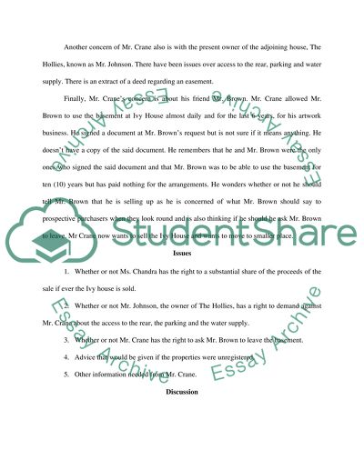 Property Case Analysis