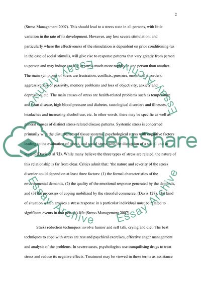 persuasive essay about stress