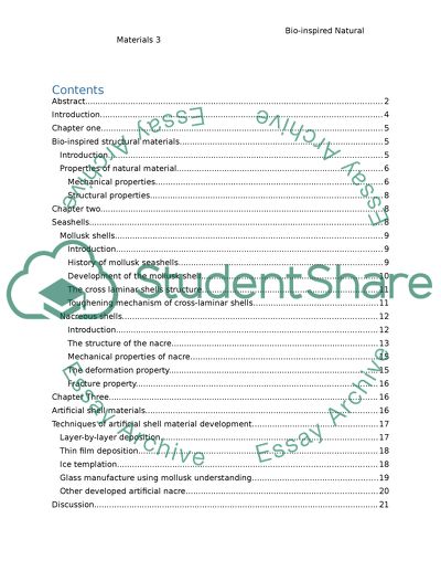Bioinspired tough structures