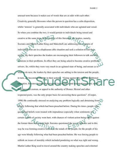 Socrates and Martin Luther King and Malcolm X