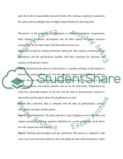 Maintaining the Job Specifications