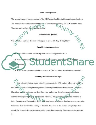 Challenges Facing the Gulf Cooperation Council