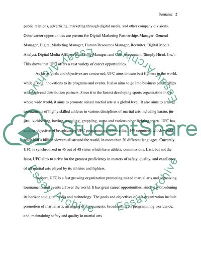 Ultimate fighting championship